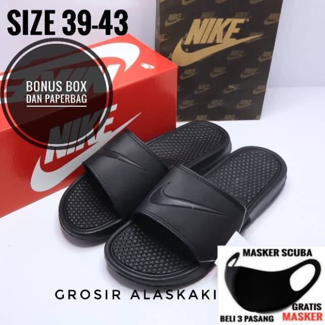 Nike Sandals for Men Sendal nike benassi slide sandal sport slop pria wanita import premium