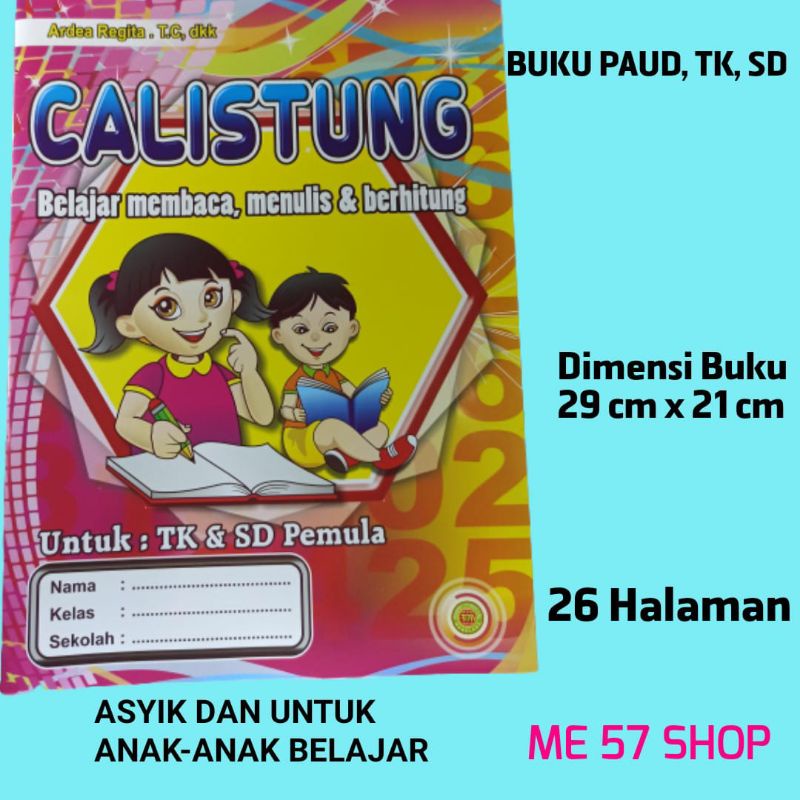 Buku Calistung / Buku Belajar Membaca / Buku Anak 3 Tahun / Buku PAUD / Buku TK / Buku SD