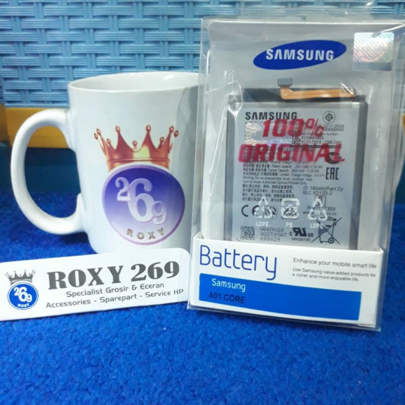 Batre Baterai Samsung A01 Core Original Ori A01core Battery Batrei Batrai  Battre Batterai Battrei