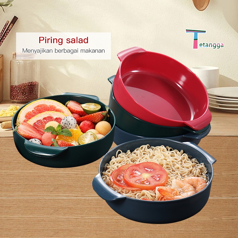 Mangkuk Binaural Wheat Straw Mangkuk Salad Mangkuk Kuah Bahan Jerami Makan Bowl | RAMAH LINGKUNGAN | MICROWAVABLE | BPA FREE