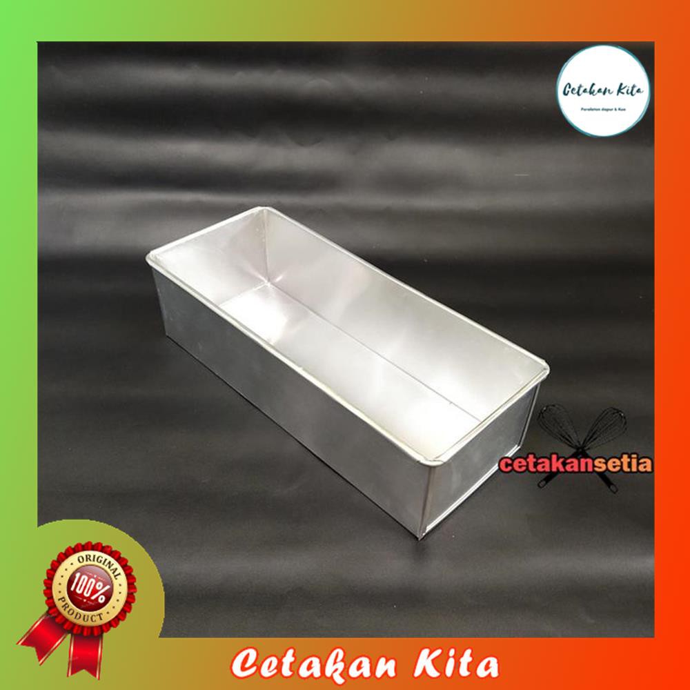 Loyang Roti Lebar 10 26X10X7 | Loyang Brownies - 0.5 Tebal