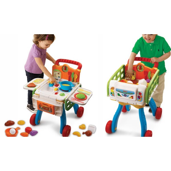 Vtech 2in1 Shop &amp; Cook Playset Kitchen 2 in 1