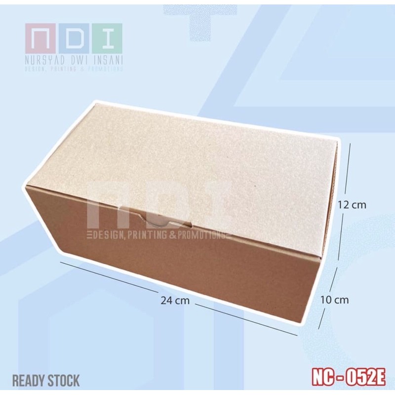 

DUS BOX CORRUGATED 1 PAK (ISI 20pcs) Uk. 24x12x10cm