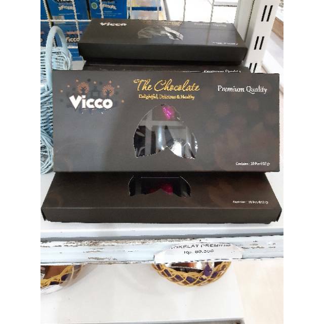 

Vicco Cokelat Pralin Dark isi Selai by Puslit Koka Jember
