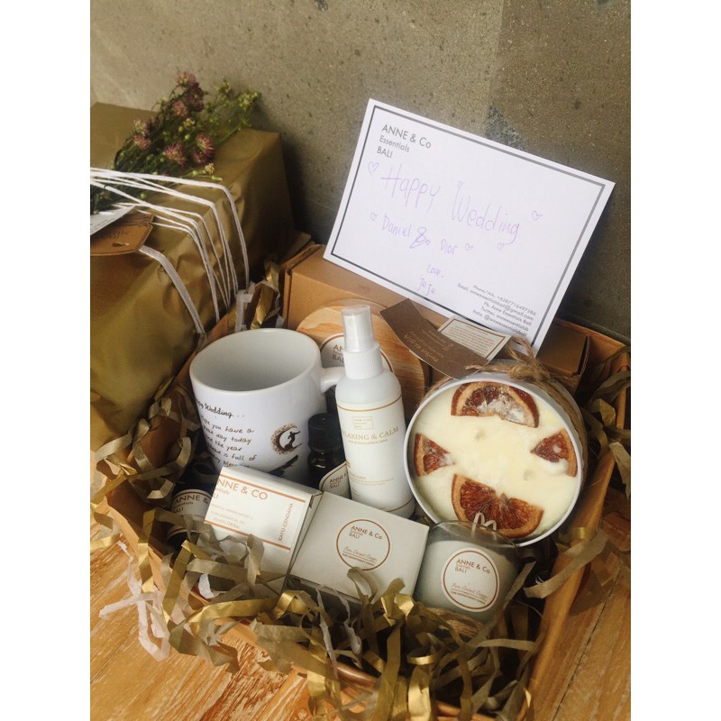 Anne & Co Bali || Premium Wedding Gift Kado Pernikahan Aromatherapy Candle Lilin Bali