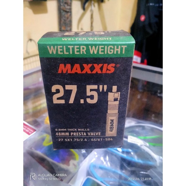 ban dalam maxxis 27.5 x 1.75 / 2.4 fv 48 ban sepeda MTB presta