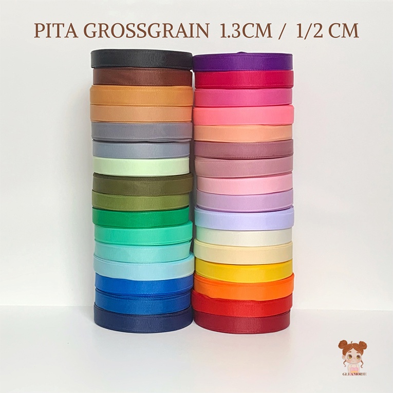 

pita grossgrain 1/2 inch / 1.3 cm per roll 20 yard / 18,5 m grosgrain