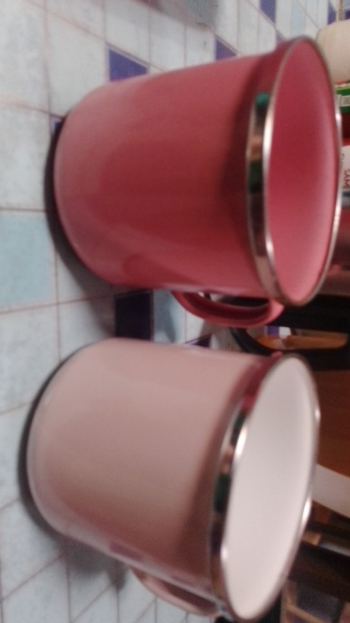 Mug Enamel D9 Pink Tua Polos