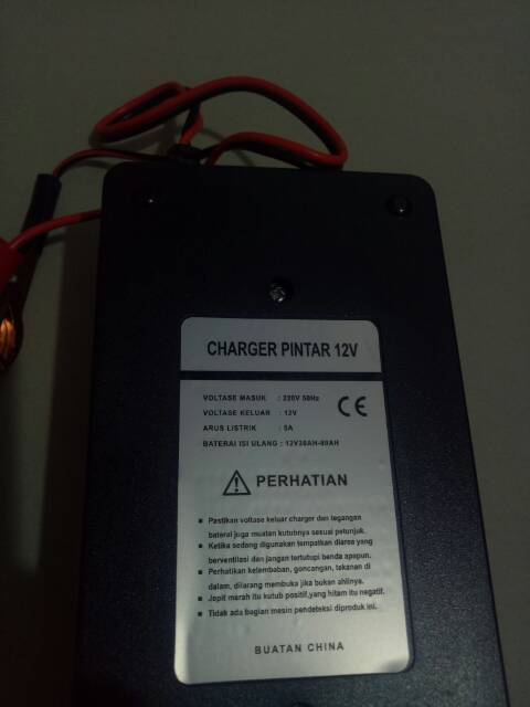 Cas Aki 5A Sunpro   Cas Aki Motor 12V5 Ampere Sunpro Casan Aki  Battery Charger