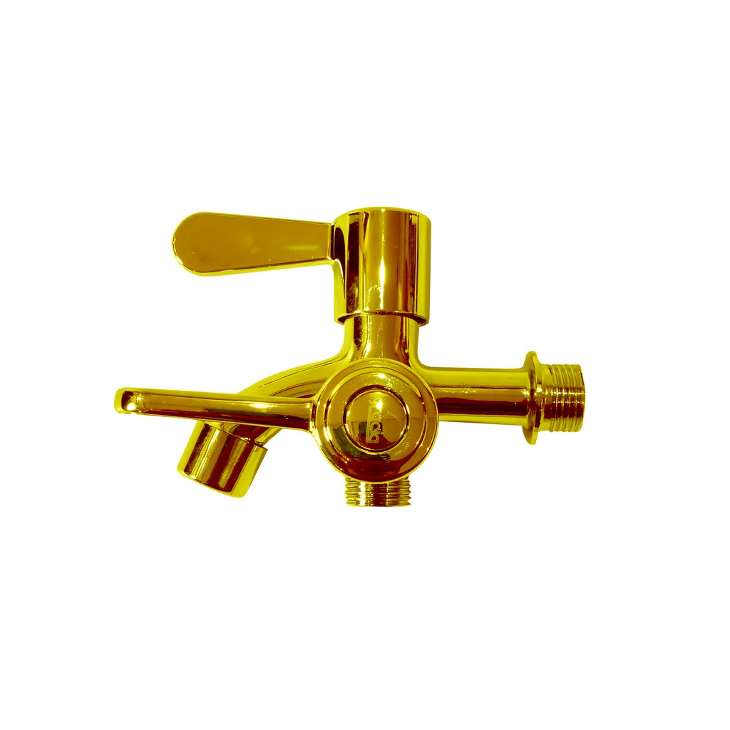 Kran Cabang Shower Keran Double Stainless Gold Kran Double Shower Series Gold