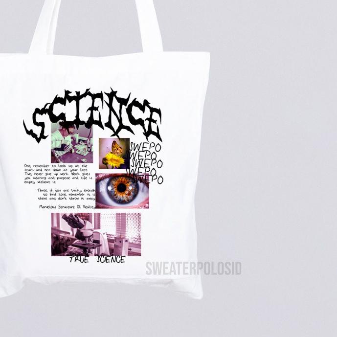 SWEATERPOLOSID Tas Totebag Mastermind Series (Ada Resleting)