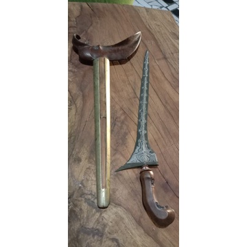 keris jalak ngore pamor bonang rinenten original sepuh otentik jaminan