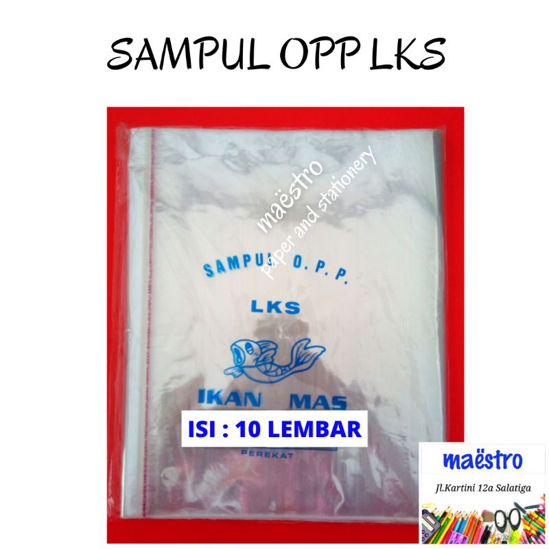 

Sampul Buku Plastik OPP LKS Isi 10 Lembar