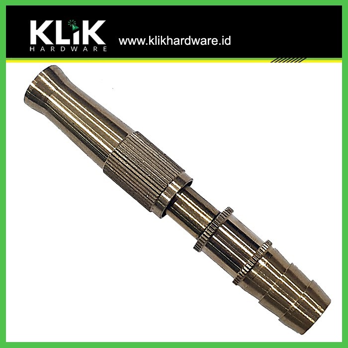 Semprotan Air Taman Lurus Kuningan - Hose Nozzle Solid Brass