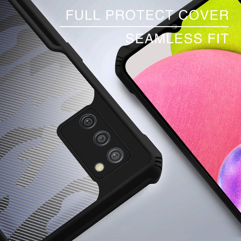 Case Samsung A03S Casing RZants Hybrid Motif Camoflage Softscale Pelindung Kamera