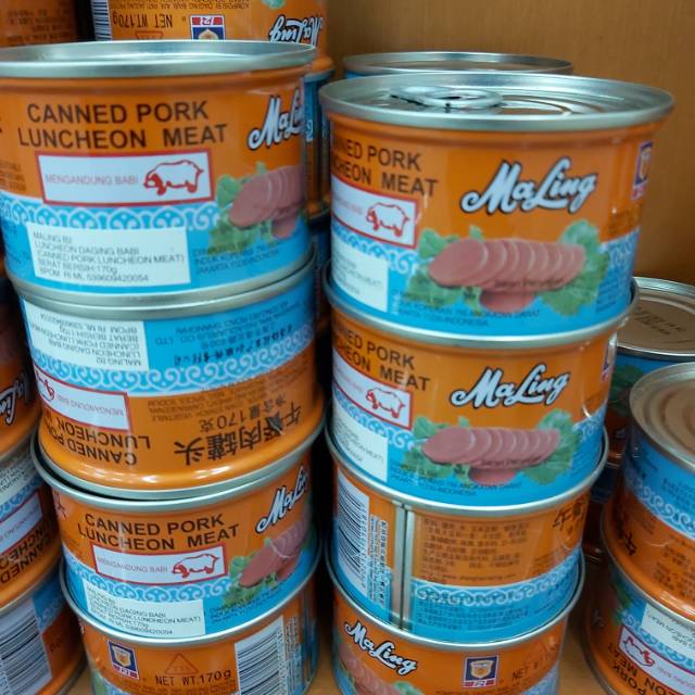 

Maling Pork Luncheon Meat / Canned Pork Ham 170gr