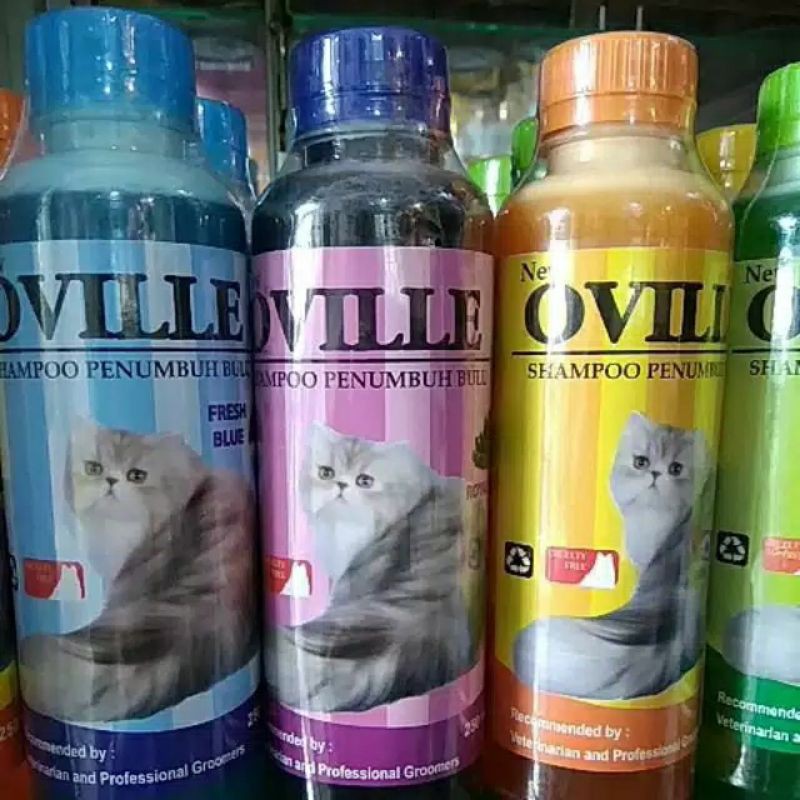 oville shampo kucing penumbuh bulu