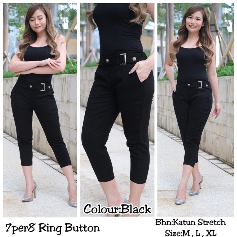 Celana Katun 7/8 Ring Botton