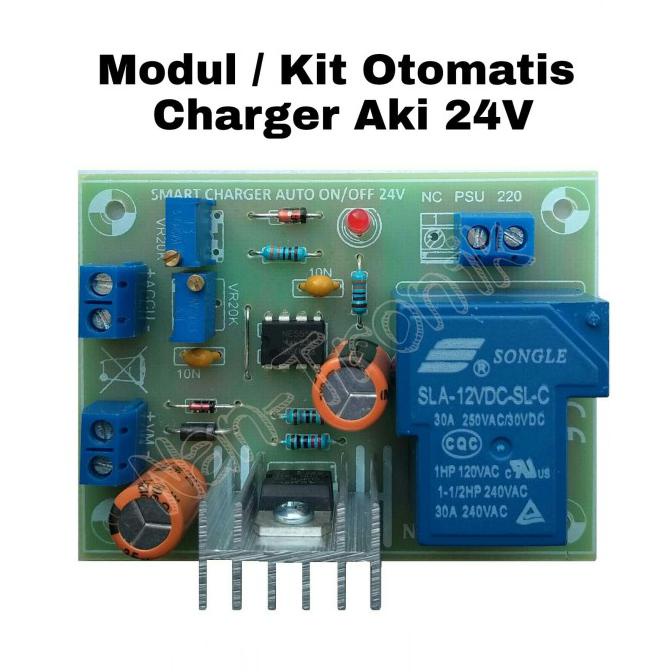 BISA COD kit Cas Aki Modul Charger Aki 24V Otomatis On Off