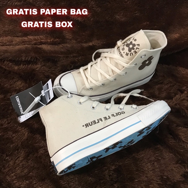 SNEAKERS CONVERSE 70S HIGH GOLF LE FLEUR OFF WHITE BNIB