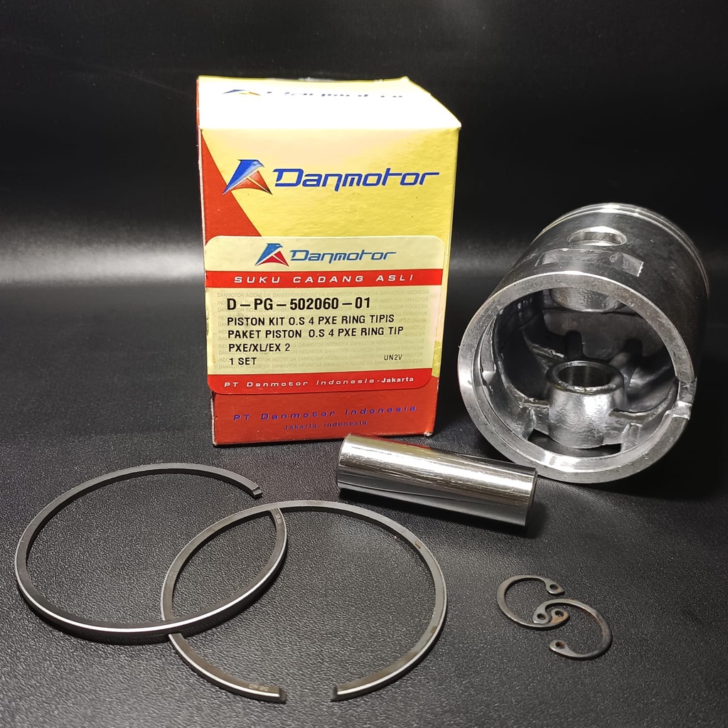 Piston Vespa / Seher Vespa Excel Exclusive Px 4M Ring Tebal Danmotor