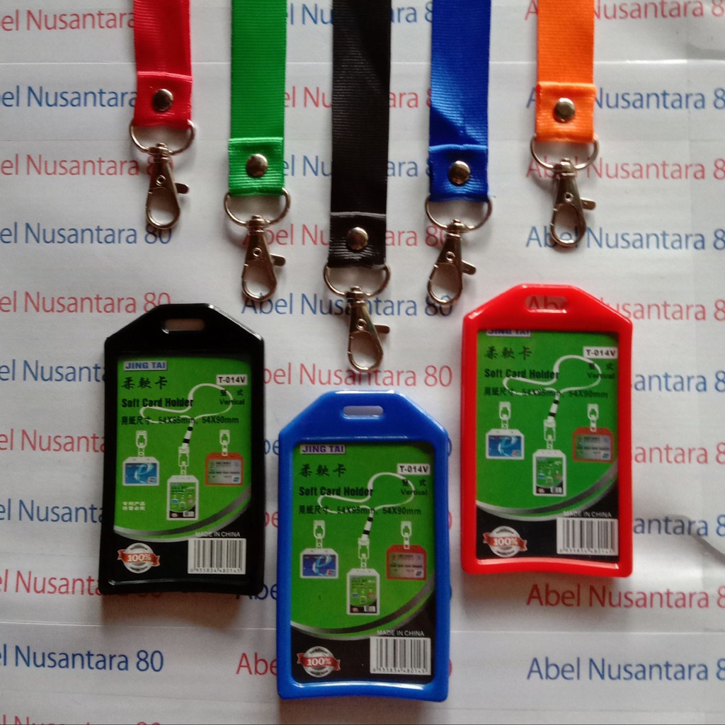 

Paket Casing ID Card Karet 1 Sisi dengan Tali Kait 2cm Polos