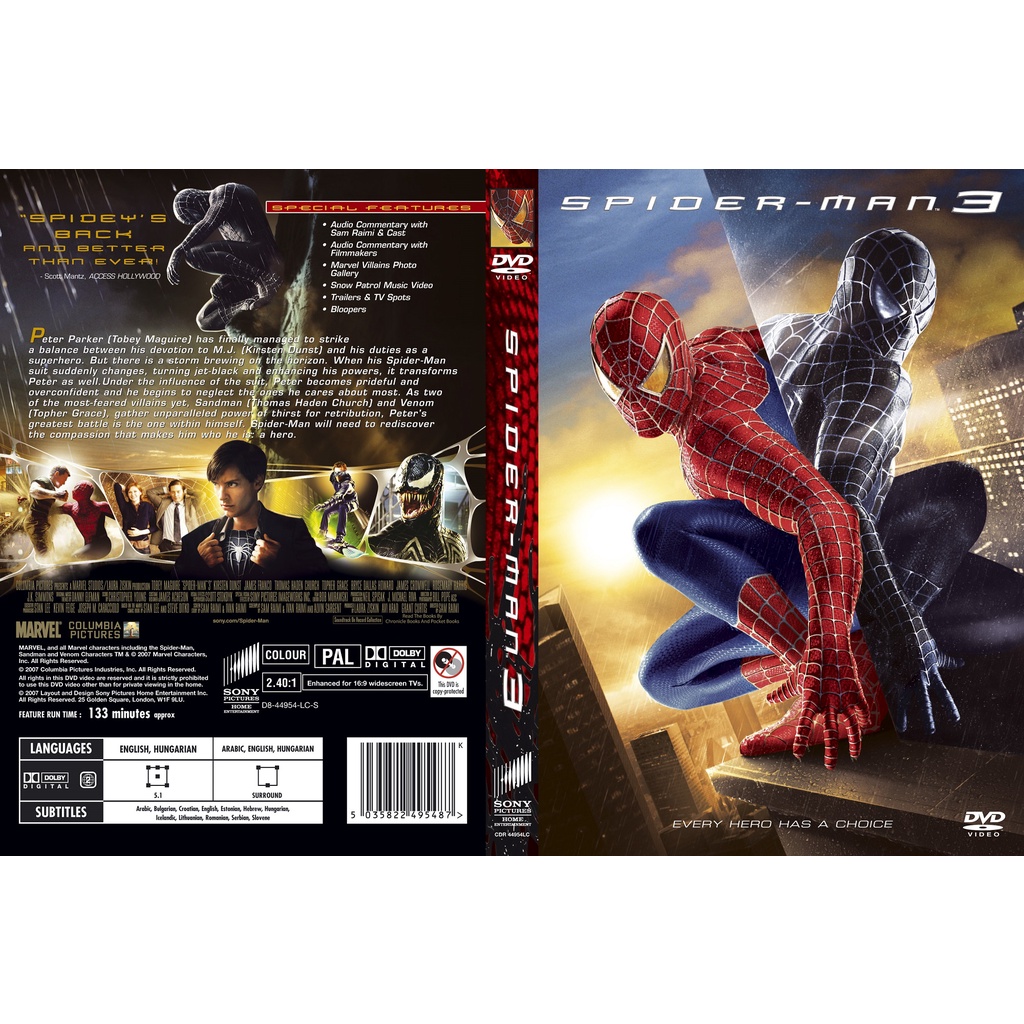 Kaset Dvd Terbaru Spiderman 3