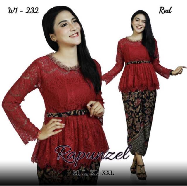 KEBAYA BROKAT RAPUNZEL / KEBAYA BROKAT / BROKAT RAPUNZEL / KEBAYA WISUDA