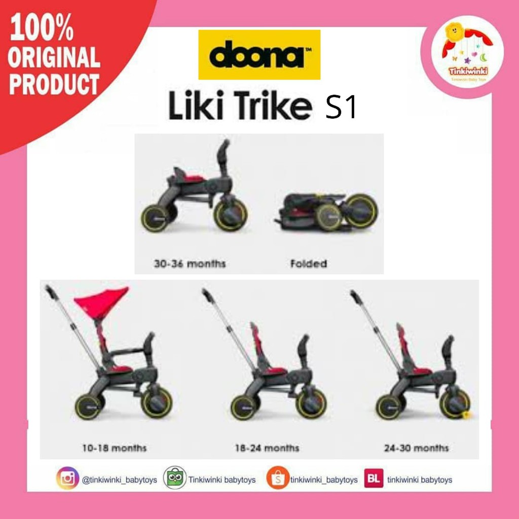 DOONA LIKI TRIKE S1 Sepeda Anak