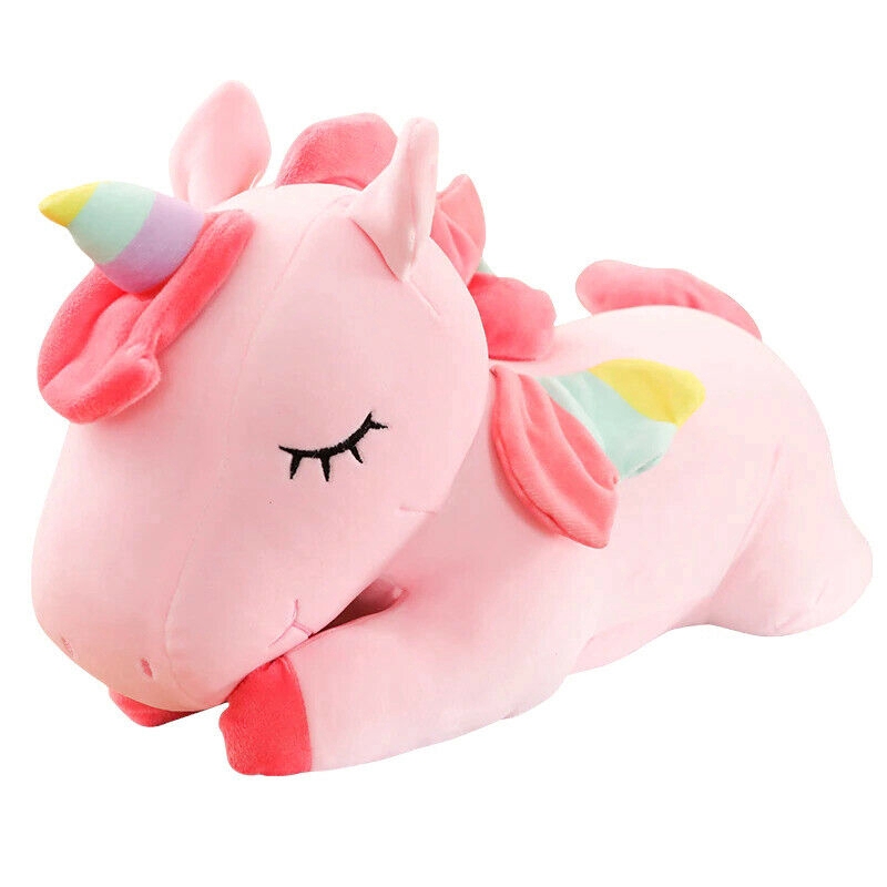 Boneka Plush Model Unicorn Ukuran Besar 80cm/100cm