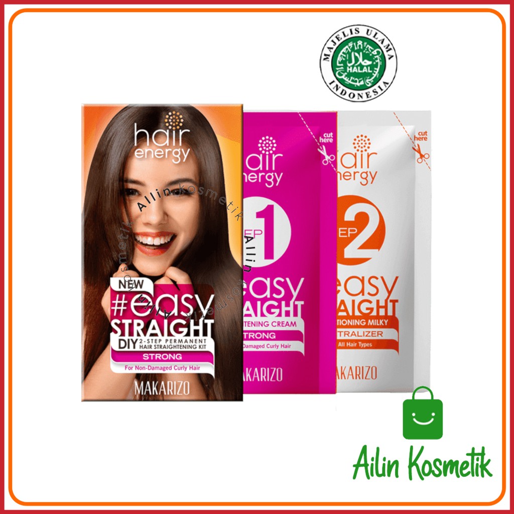 Makarizo Hair Energy Easy Straight 80ml 120ml by AILIN