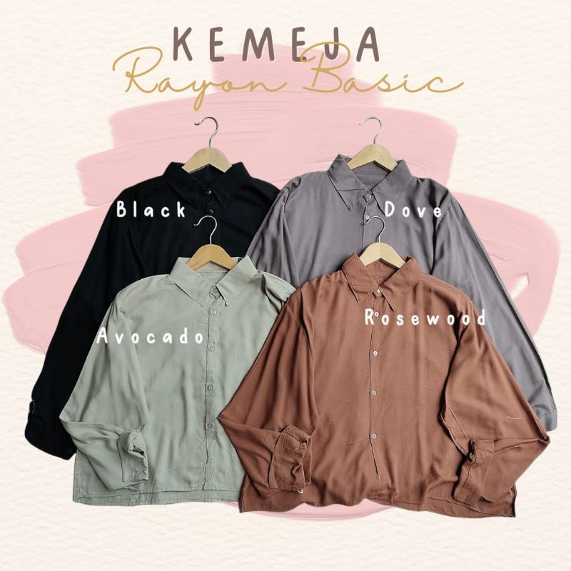 KEMEJA CRINCKLE AIRFLOW  // KEMEJA BASIC