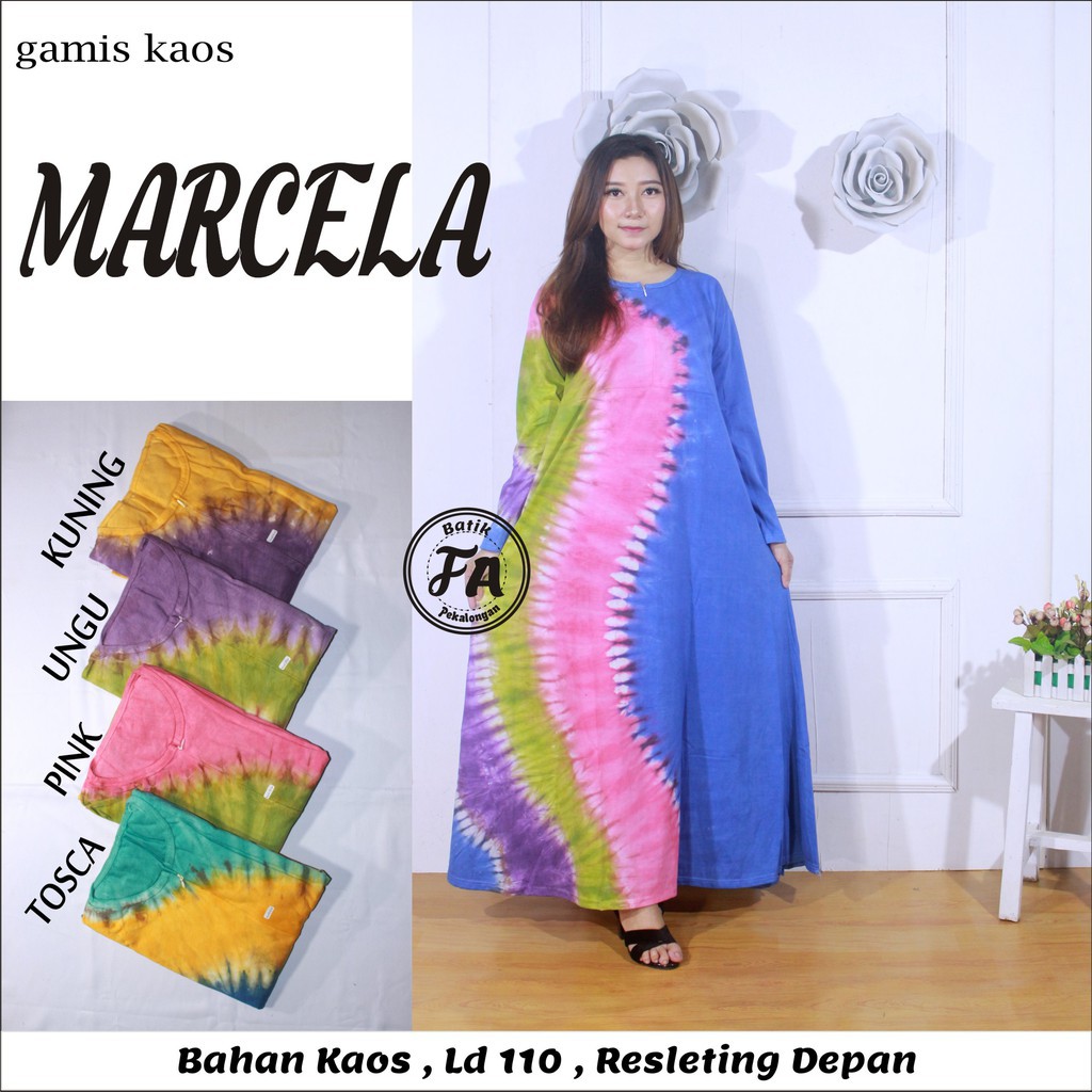 Longdres Gamis Kaos Marcela Grosir