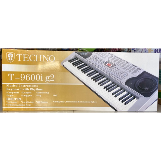 Keyboard listrik Techno T-9600i g2