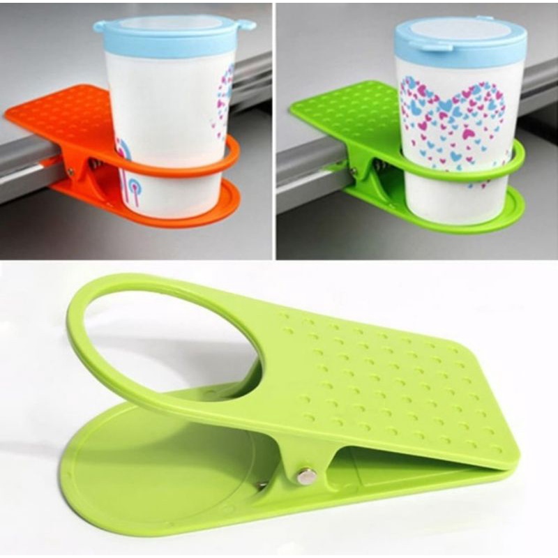 cup clip penjepit tempat minum meja holder gelas holder botol table coffe