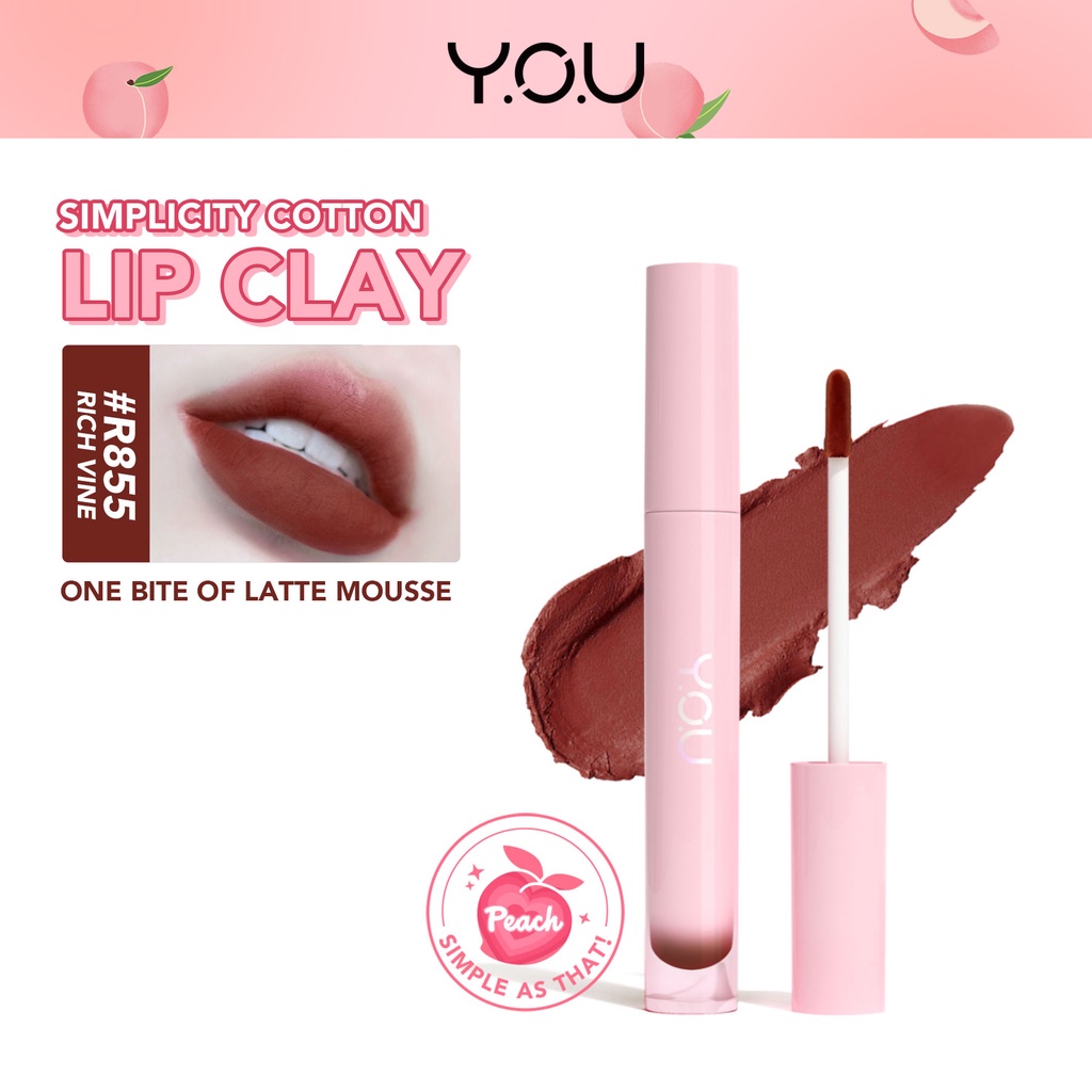 ❤️ MEMEY ❤️ Y.O.U Simplicity Cotton Lip Clay | YOU