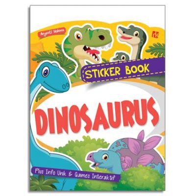 STICKER BOOK; HEWAN LIAR/DINOSAURUS/ALATTRANSPORTASI/BUAHSAYUR/HEWANPELIHARAAN