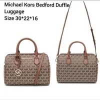 TAS WANITA BRANDED ORIGINAL - MK BEDFORD DUFFLE SATCHEL LARGE LUGGAGE