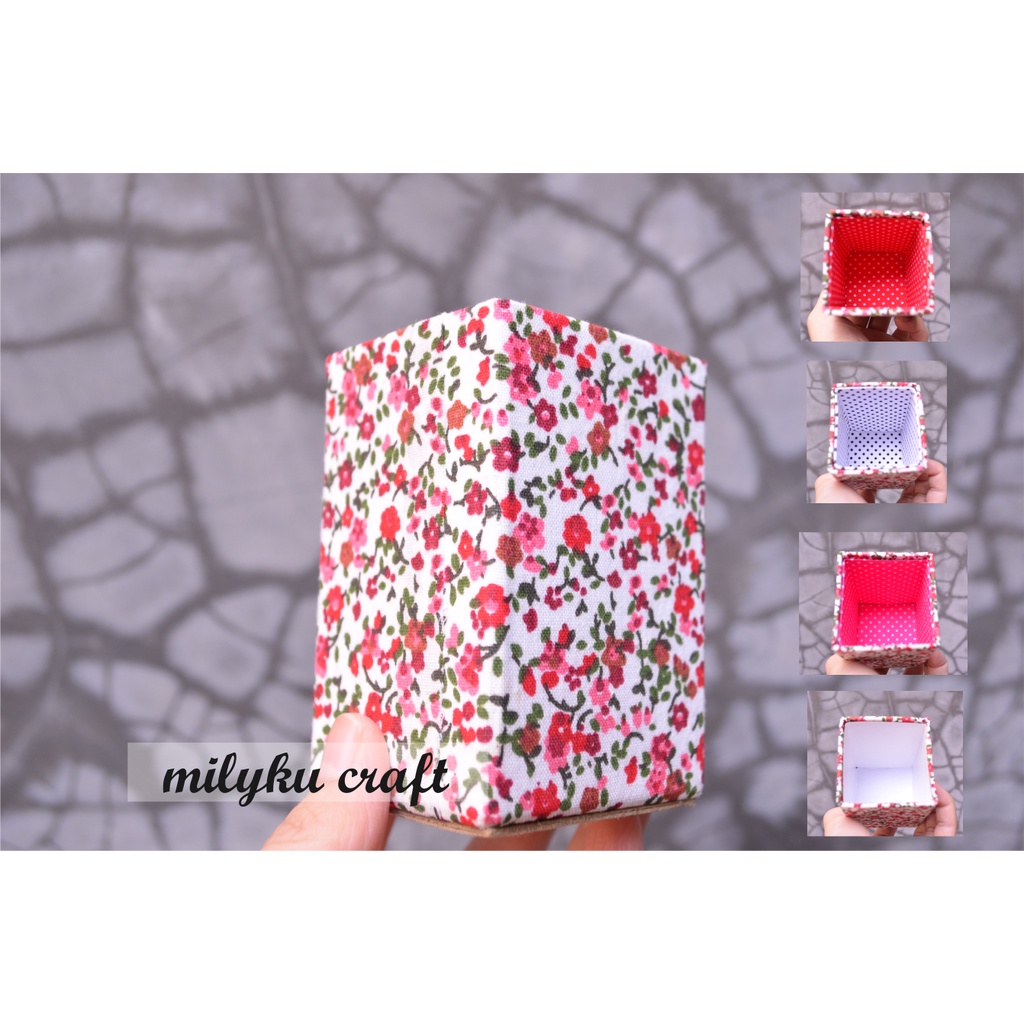 

Box/ Kotak Tempat Pensil/Pencil Case/Box-floral red