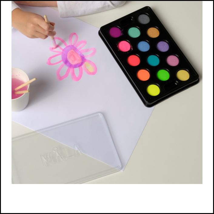 

1 Set Cat Air 14 Warna Cantik/Cat Lukis Dan Cat Gambar Anak Bermain