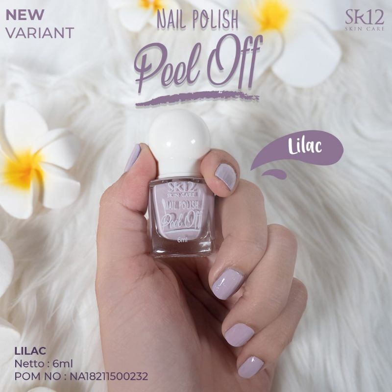 KUTEK SR12 HALAL / NAIL POLISH PEEL OFF / KUTEK KELUPAS WATER BASED NON ALKOHOL / CAT KUKU BPOM