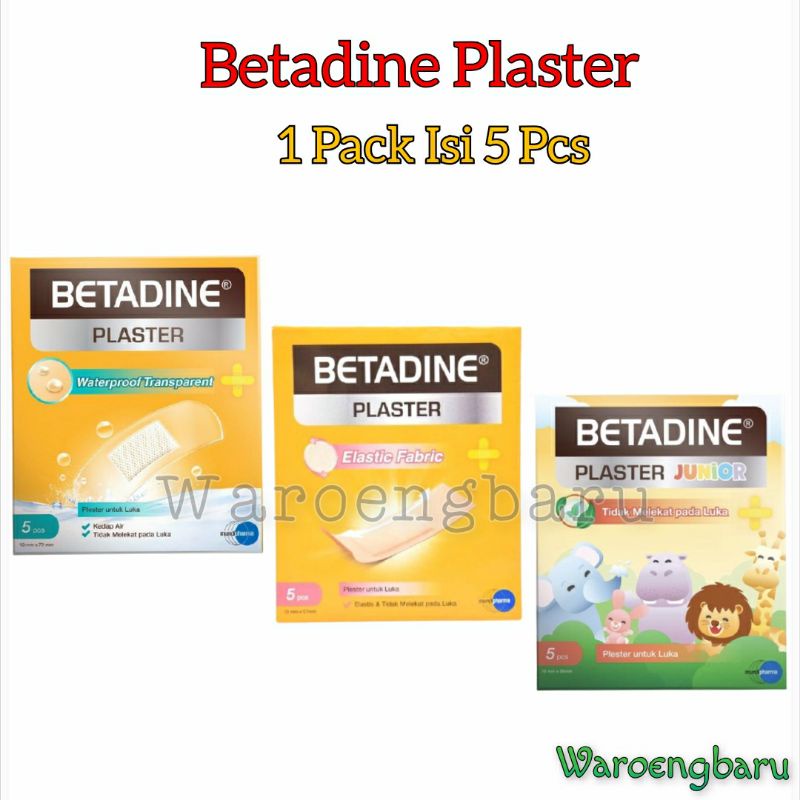 BETADINE PLASTER Isi 5 pcs