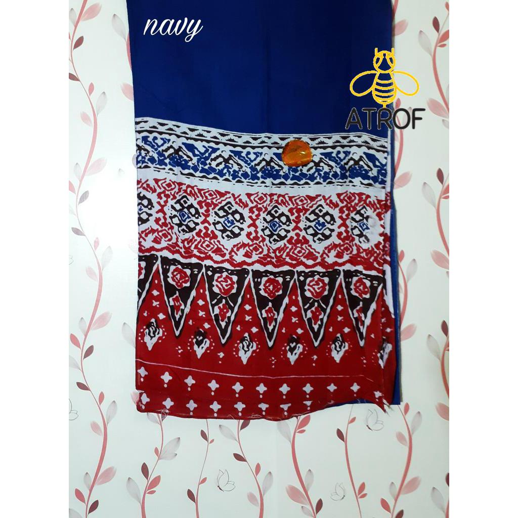 Selendang tari batik anak untuk SD sampai SMP-Biru