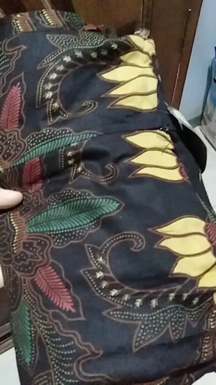 Batik Couple Keluarga Sania Ruffle Ori Ndoro Jowi Dnt Kupu Kuning