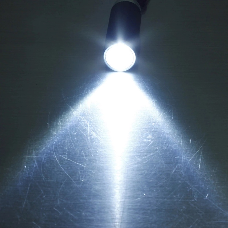 1pc Gantungan Kunci Senter Led Mini Portable