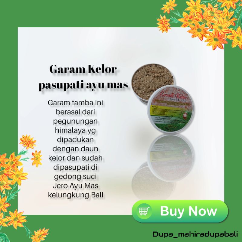 

Garam kelor Tamba 100gr
