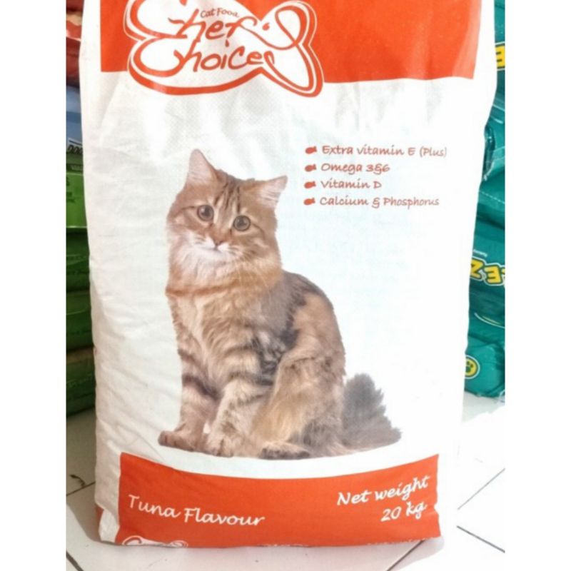 Chef choize cat 1kg tuna | makanan kucing dewasa dryfood