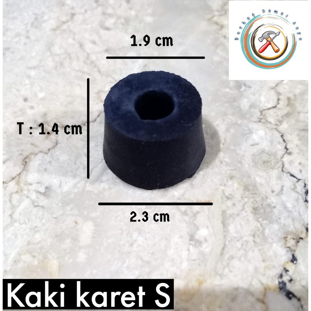 kaki karet S / pengaman furniture / tatakan alas kaki meja dan kursi
