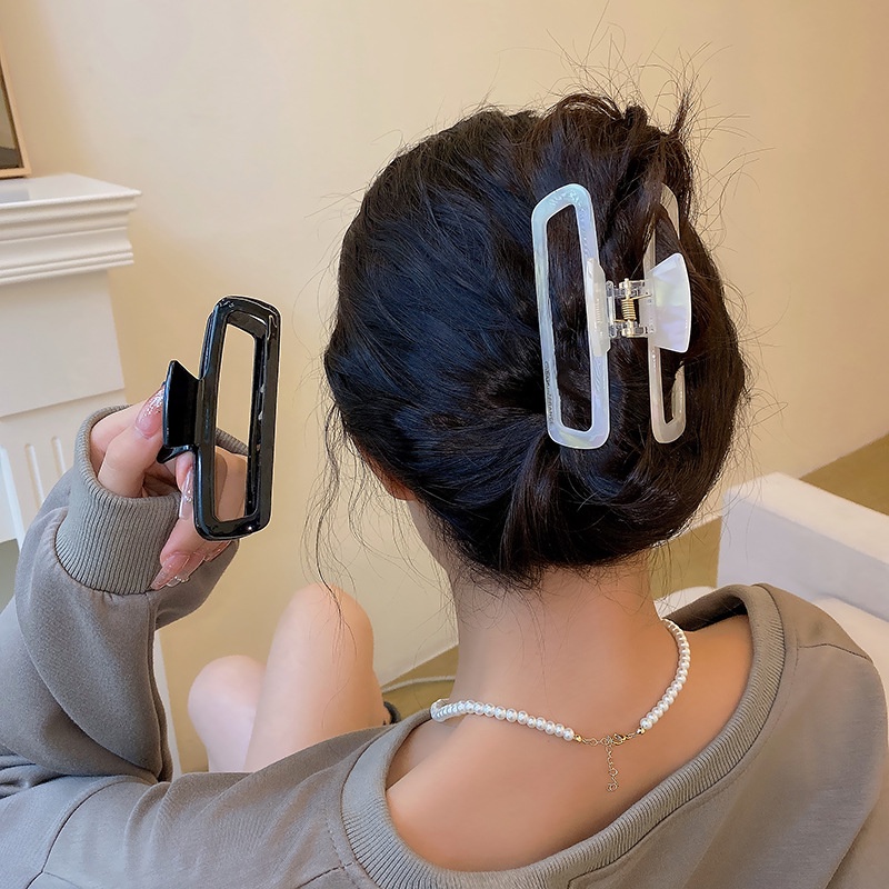 Jepit Rambut Motif Leopard Ukuran Besar Untuk Wanita