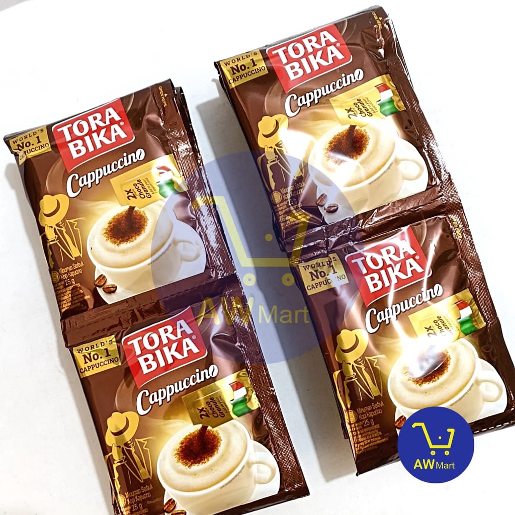 TORABIKA CAPPUCINO TORABIKA CREAMY LATTE RENCENG (10 SACHET X 25GR) - TORA BIKA CAPPUCINO &amp; CREAMY LATTE RENCENGAN